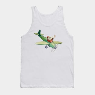 Xmas Santa Pilot Tank Top